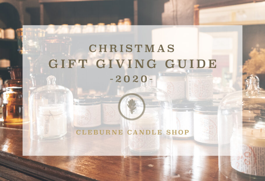 Gift Giving Guide 2020 // Cleburne Candle Shop